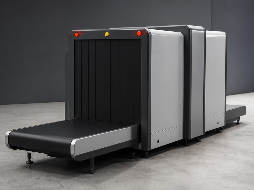 Large-tunnel hold-baggage scanner